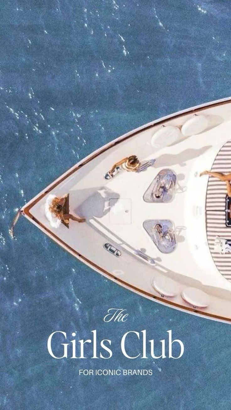 Members aboard a yacht at sea